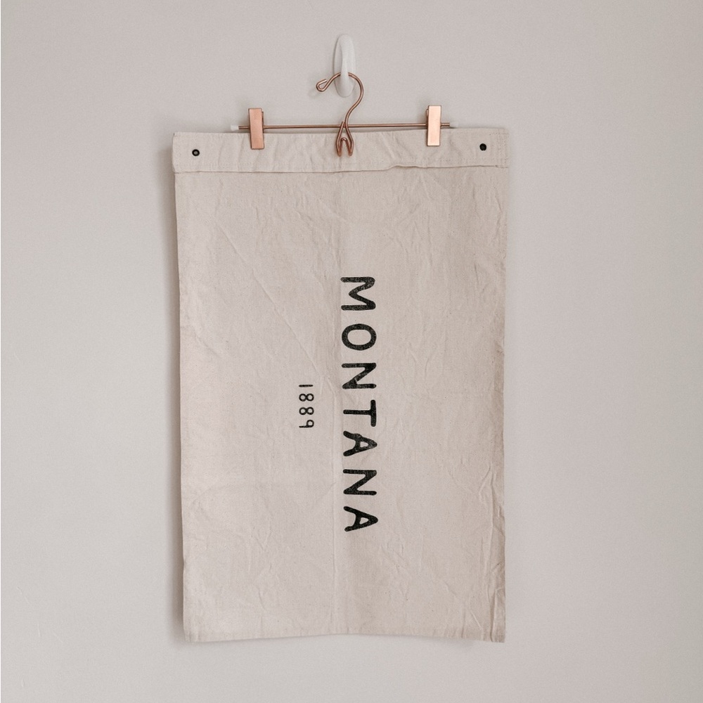 Canvas "Montana 1889" Banner
